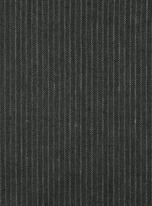 Black Striped Men Suits 4