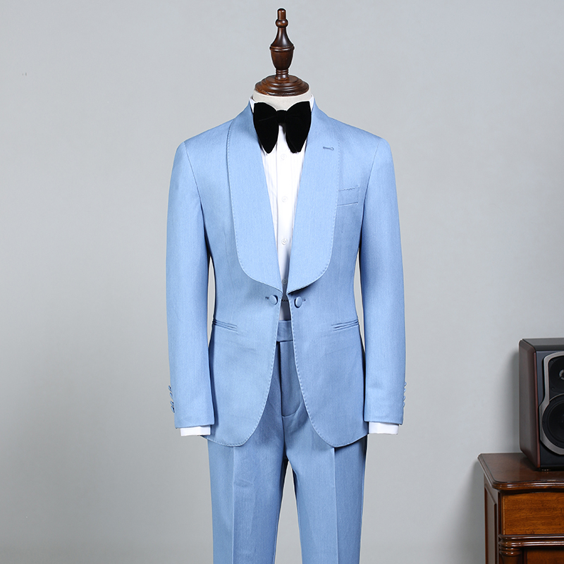 Sky Blue Wedding Suit 2