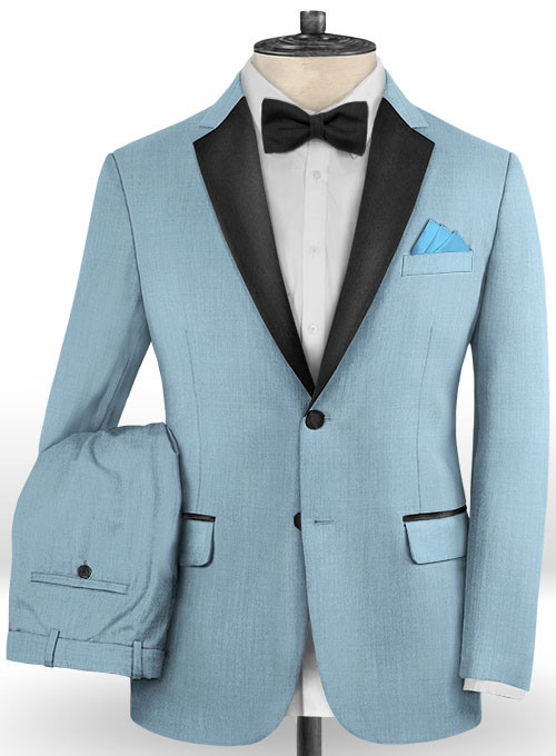 Blue Groomsmen Men Suits 2