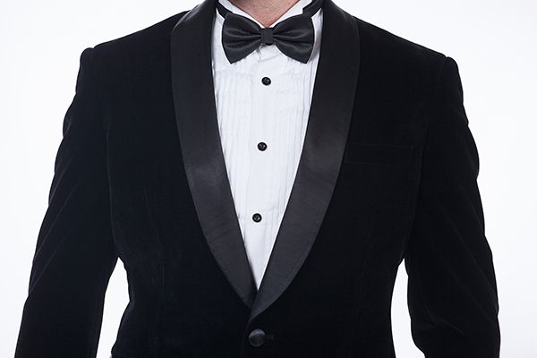 Black Velvet Mens Suits for Winter 4