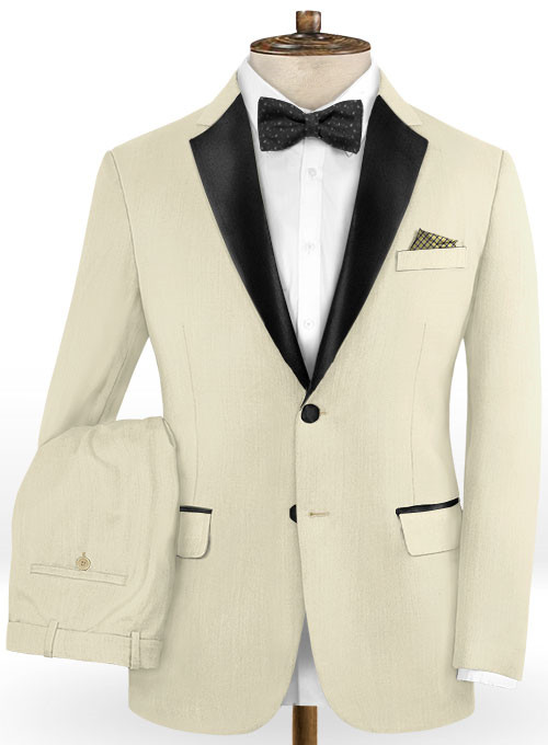 Light Champagne Formal Business Men Suits 2