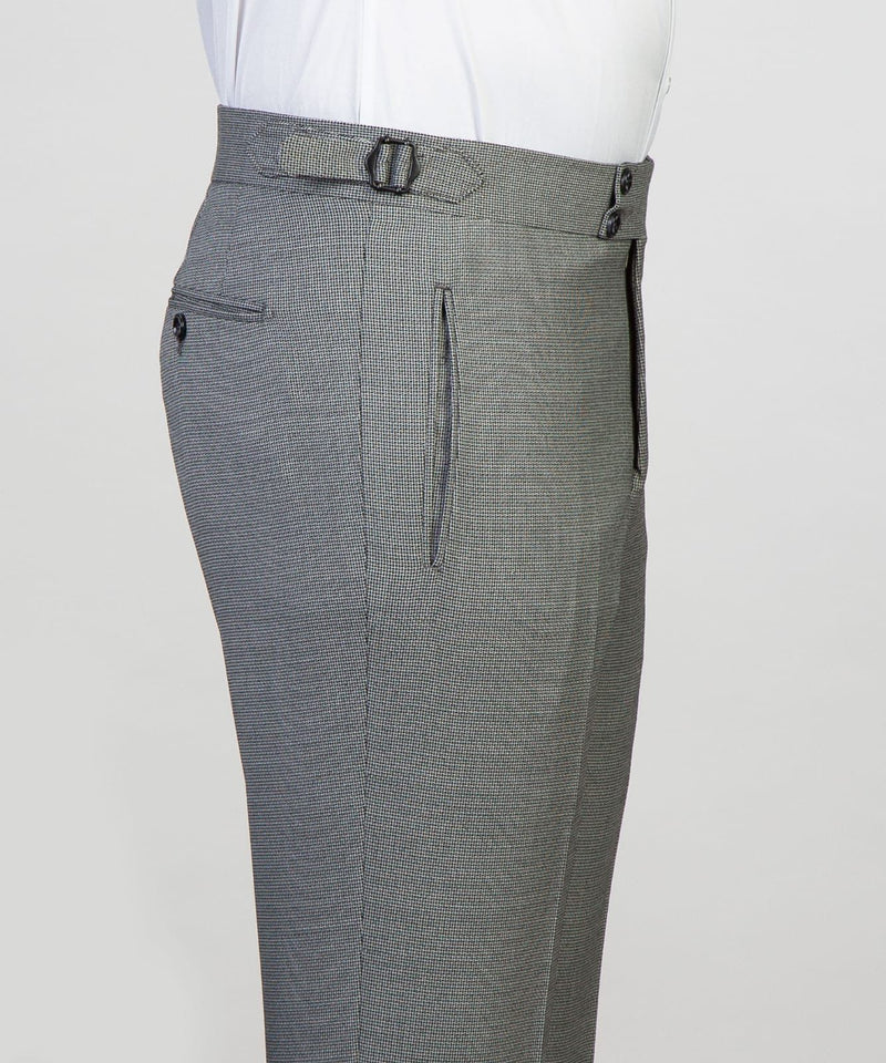 Gray Peaked Lapel Three Pieces Business Men Suit 6