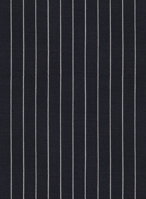 Dark Blue Striped Business Slim Fit Formal Men Suits Online 4