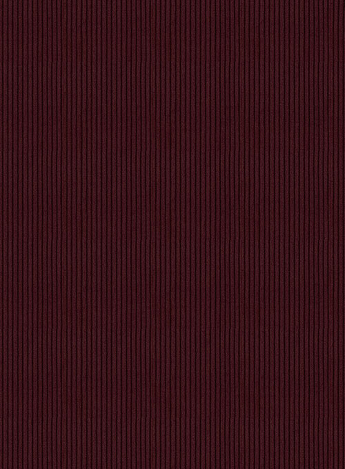 Luca Burgundy Corduroy Men Suits 4