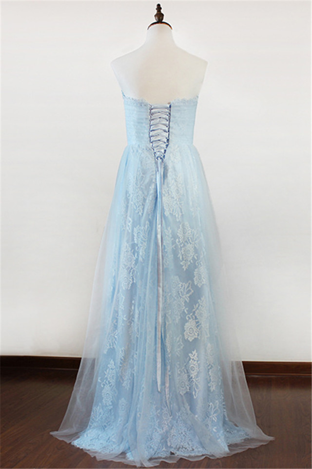 Column Strapless Sleeveless Floor-length Tulle Homecoming Dress With Appliques 2