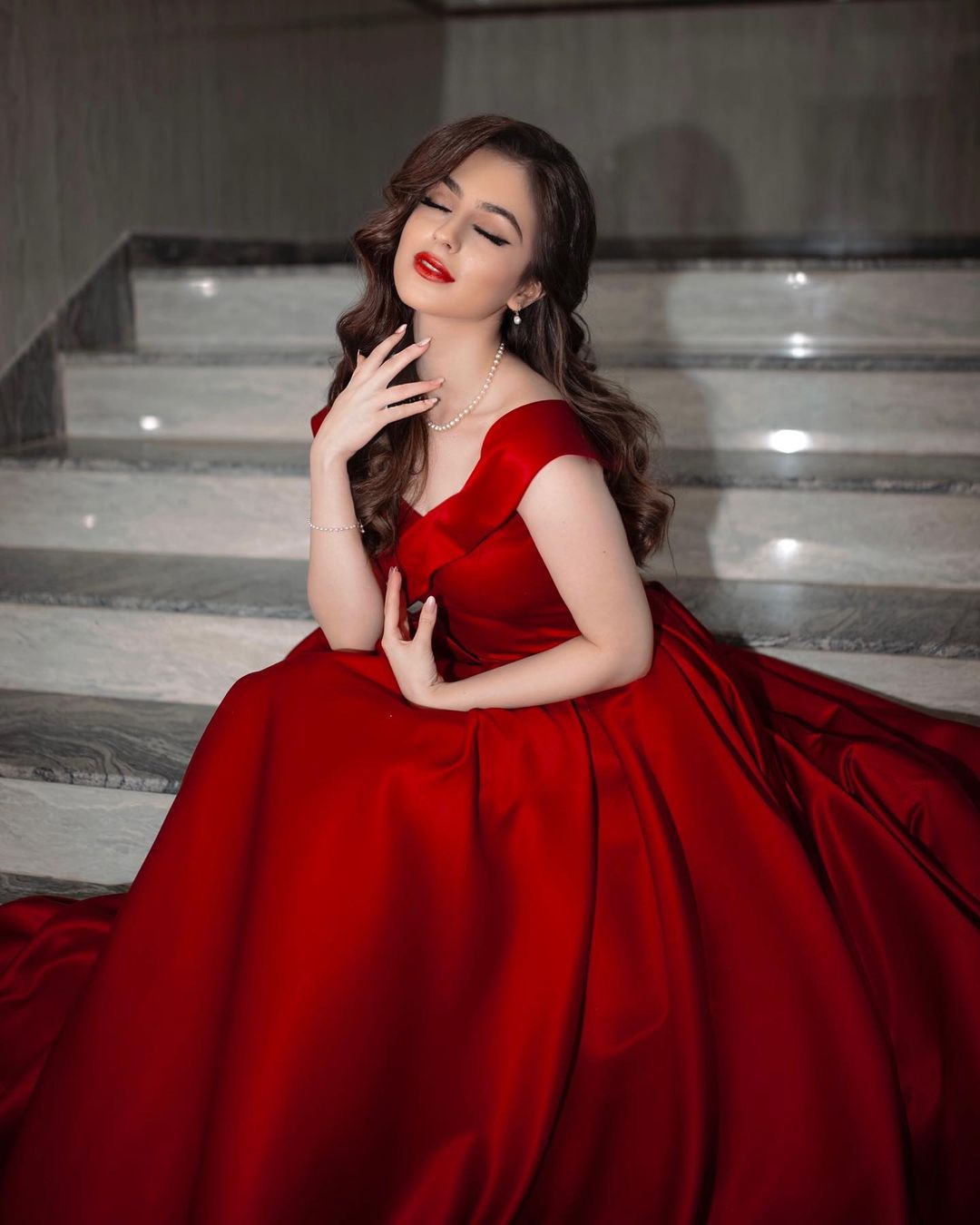 A-line Off-the-shoulder Sleeveless Floor-length Stretch Satin Evening Dress With Ruffles 5