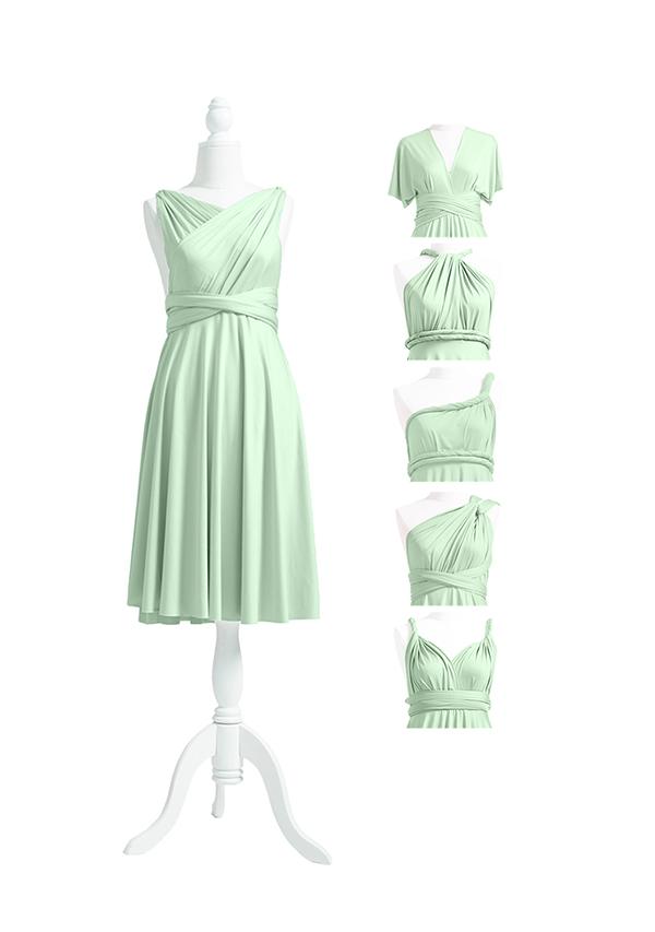 Sage Green Multiway Infinity Dress 5