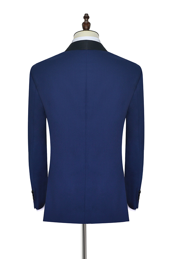 Black Silk Wedding Suits for Men 2