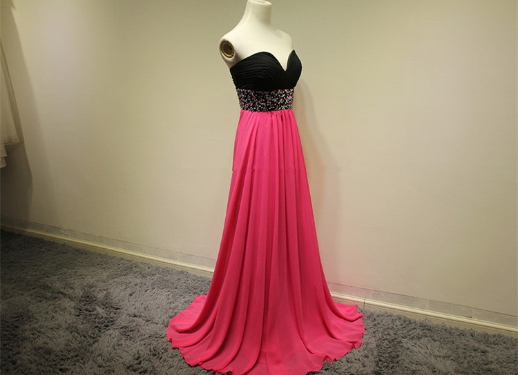 A-line Sweetheart Neck Sleeveless Floor-length Tulle Formal Wear With Crystal 2
