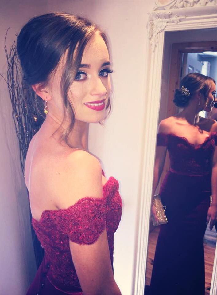 Column Off-the-shoulder Sleeveless Sweep / Brush Train Formal Dress With Lace 2