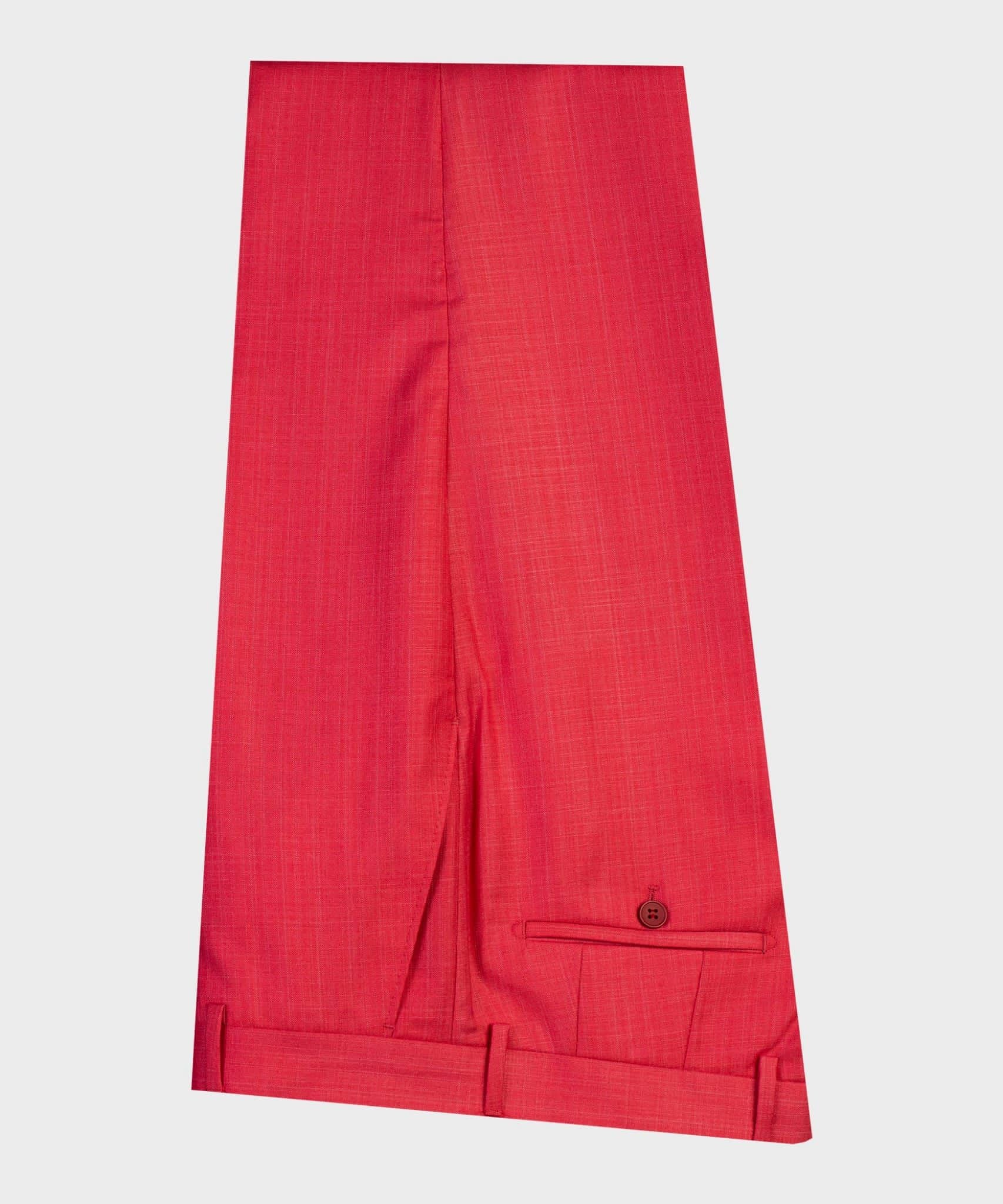 Red Double Breasted Prom Men Suit with Peaked Lapel 5