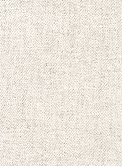 Ivory Linen Wedding Groom Suits 4