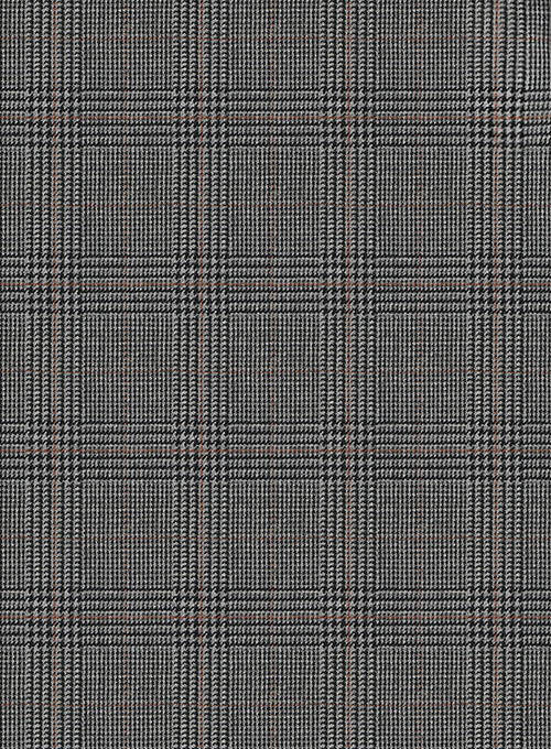 Gray Checker Men Suits 4