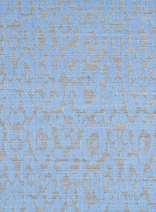 Sky Blue Printed Men Suits 4