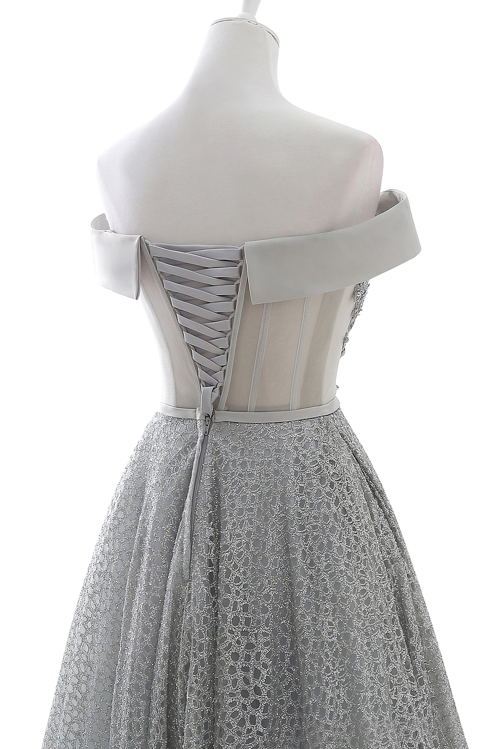 A-line Sequins Homecoming Dress with Beading 2
