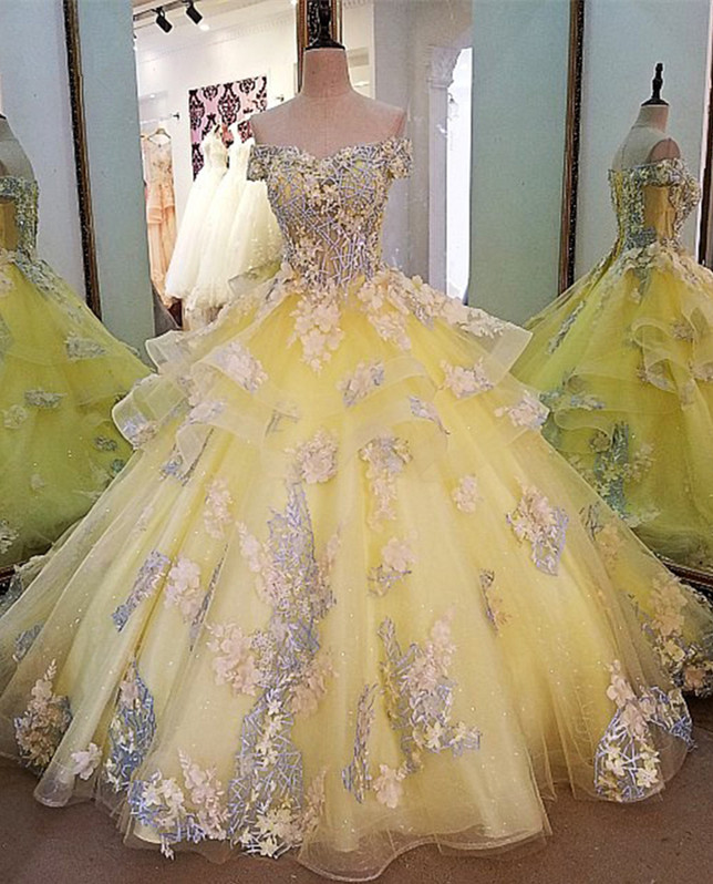 A-line V-neck Sleeveless Sweep / Brush Train Tulle Formal Dress With Beading 3