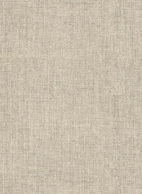 Khaki Linen Two Pieces Men Suits 4