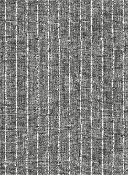 Grey Striped Men Suits 4