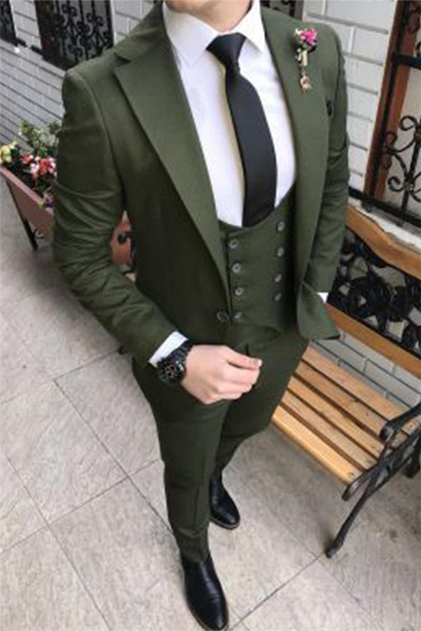 Champagne Notched Lapel Suit 2