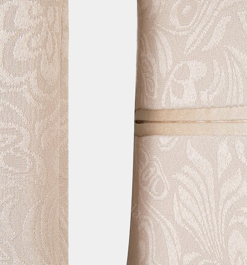 Light Champagne Jacquard Tuxedo with Shawl Lapel 5