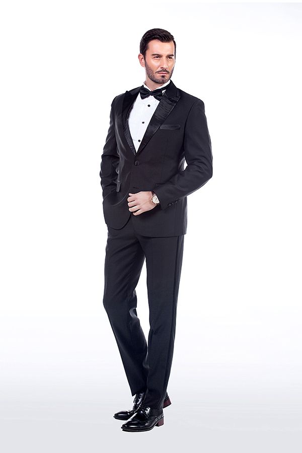 Black Wedding Suits for Men 2