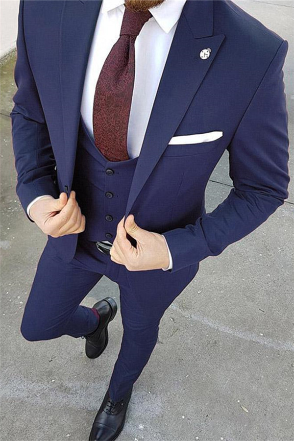 Purple Slim Fit Tuxedo 3