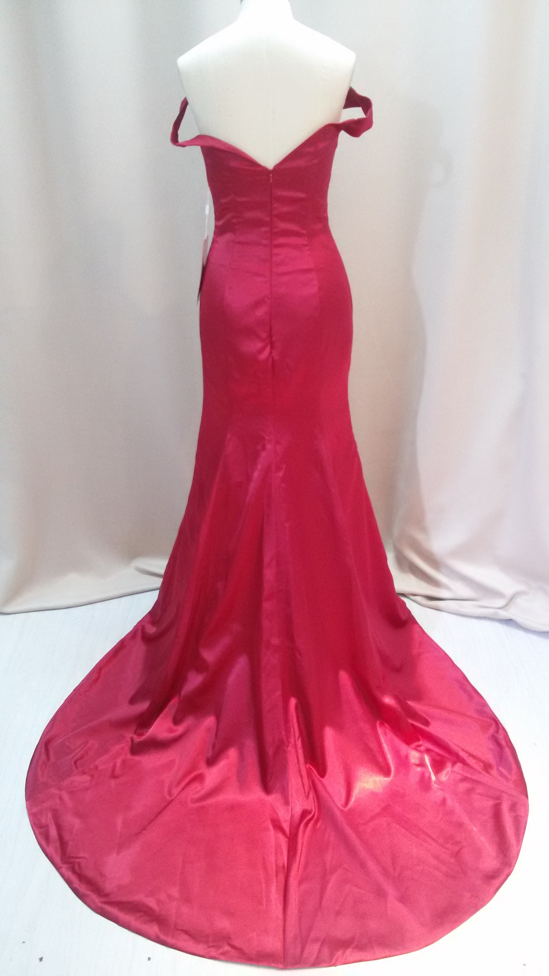 Mermaid Sweetheart Neck Sleeveless Formal Wear With Court Train 2