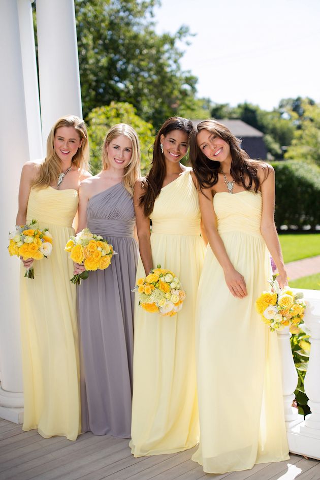 Column One Shoulder Sleeveless Floor-length 100D Chiffon Bridesmaid Attire With Ruched 1
