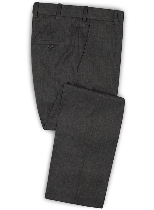 Dark Grey Slim Fit Men Suits 3