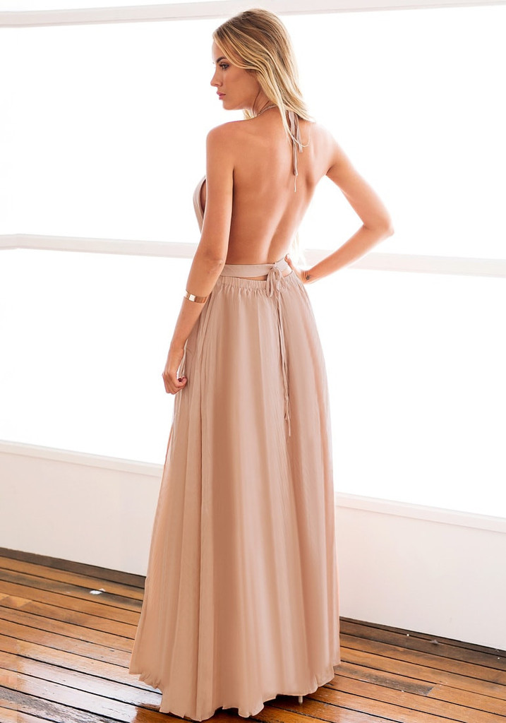 A-line Sleeveless Floor-length Cocktail Party Dress 5