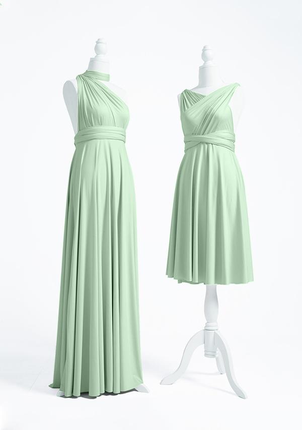 Sage Green Multiway Infinity Dress 3