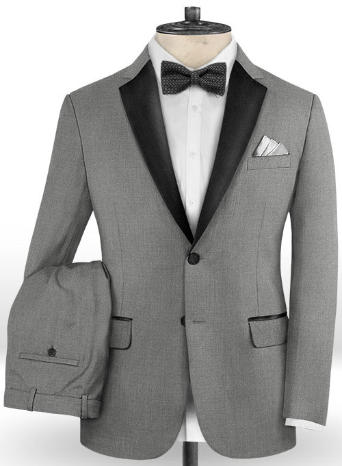 Grey Groomsmen Men Suits 2