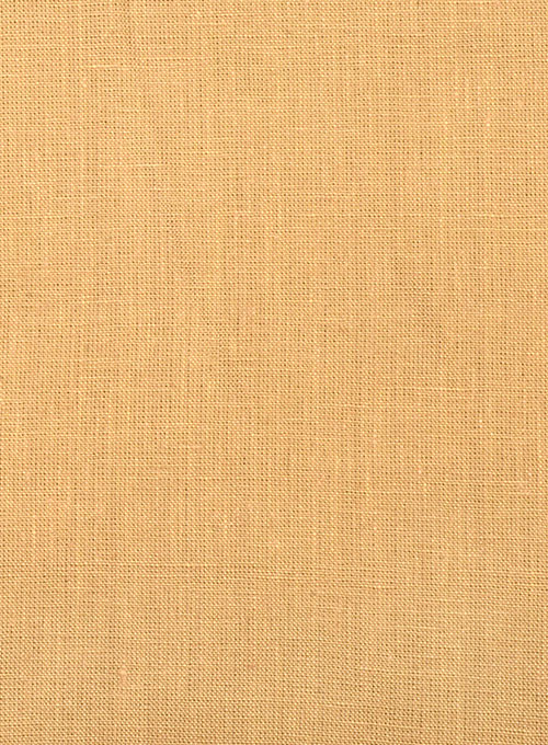 Gold Brown Linen Men Suits 4