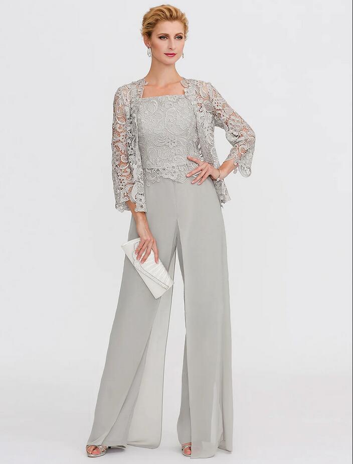 Chiffon Mother of the Bride Dress Jumpsuit Wedding Wear 6