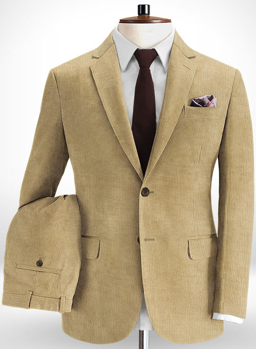 Khaki  Men Suits 2