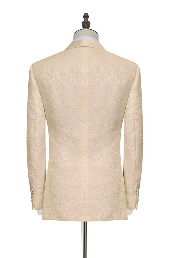 Champagne Wedding Tuxedos for Groom 2