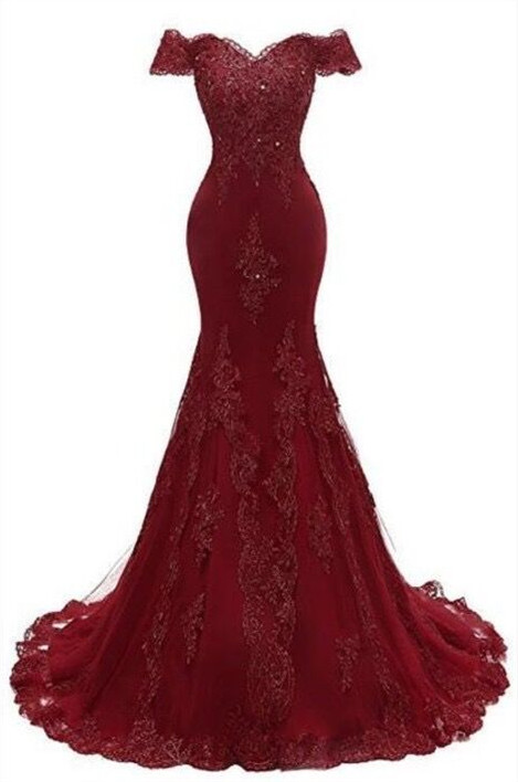 Mermaid Sweetheart Neck Sleeveless Floor-length Evening Dress With Lace 2