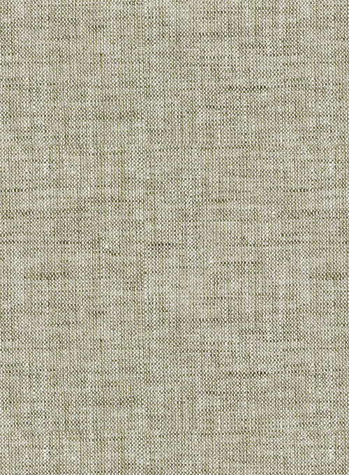 Khaki Linen Men Wedding Suits 4