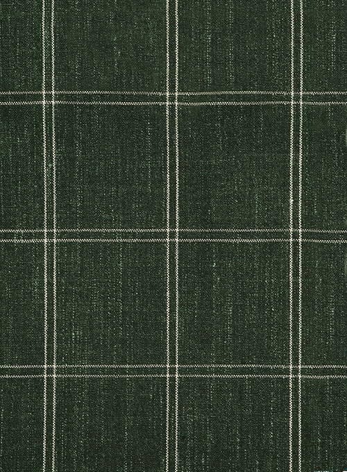 Green Linen Men Suits 4