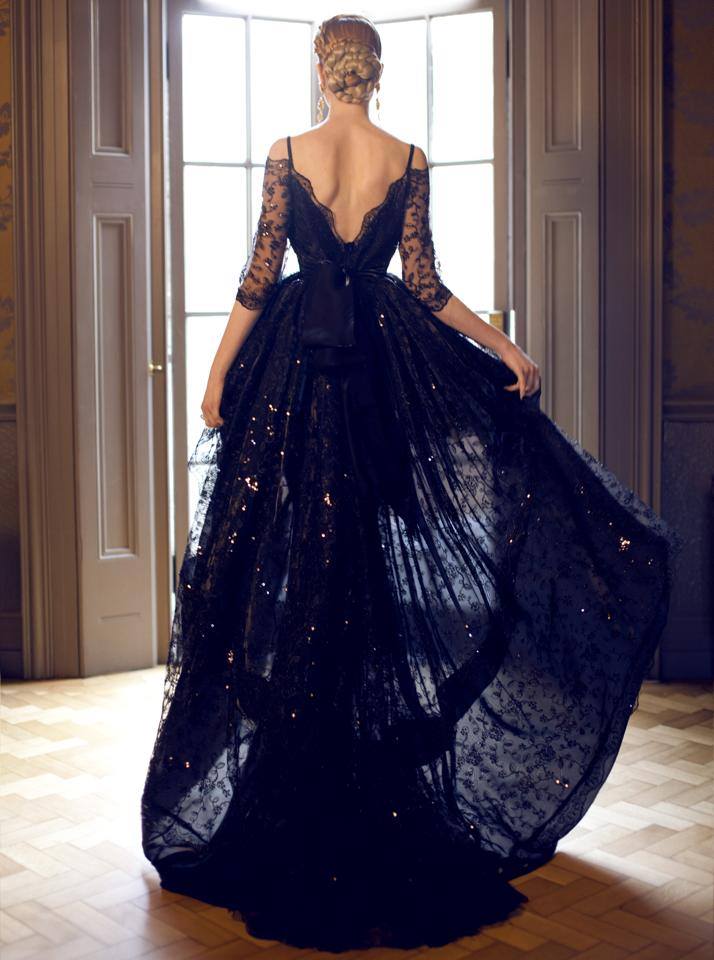A-line Spaghetti Straps Sweep / Brush Train Tulle Homecoming Dress With Appliques 3