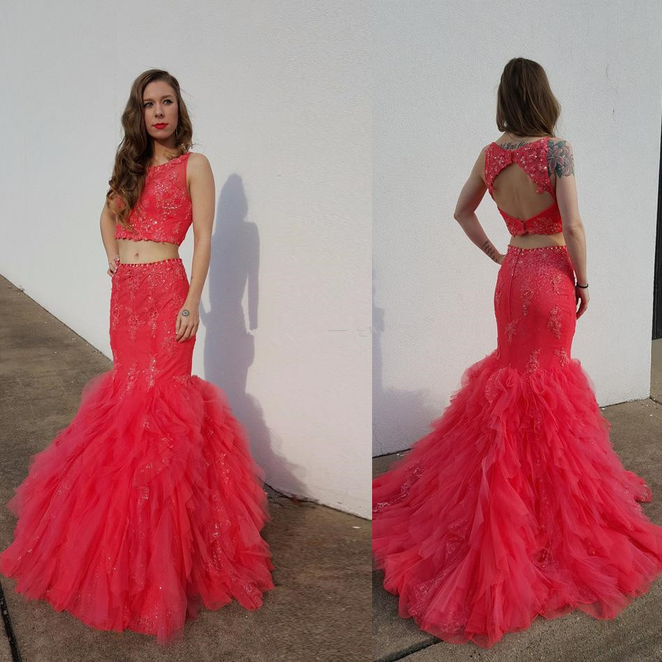 Mermaid Sleeveless Floor-length Evening Gown 3