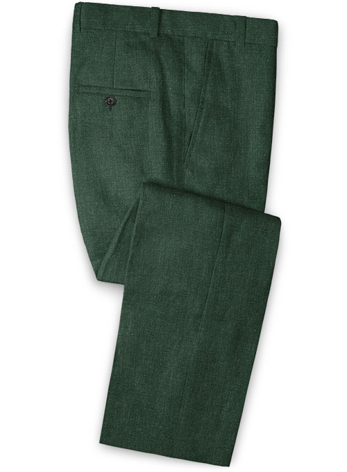 Dark Green Two Buttons Notched Lapel Men Suits 3