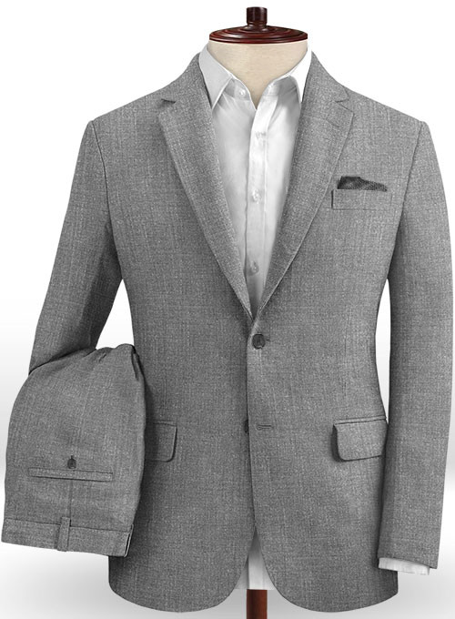 Gray Beach Groom Men Suits 2