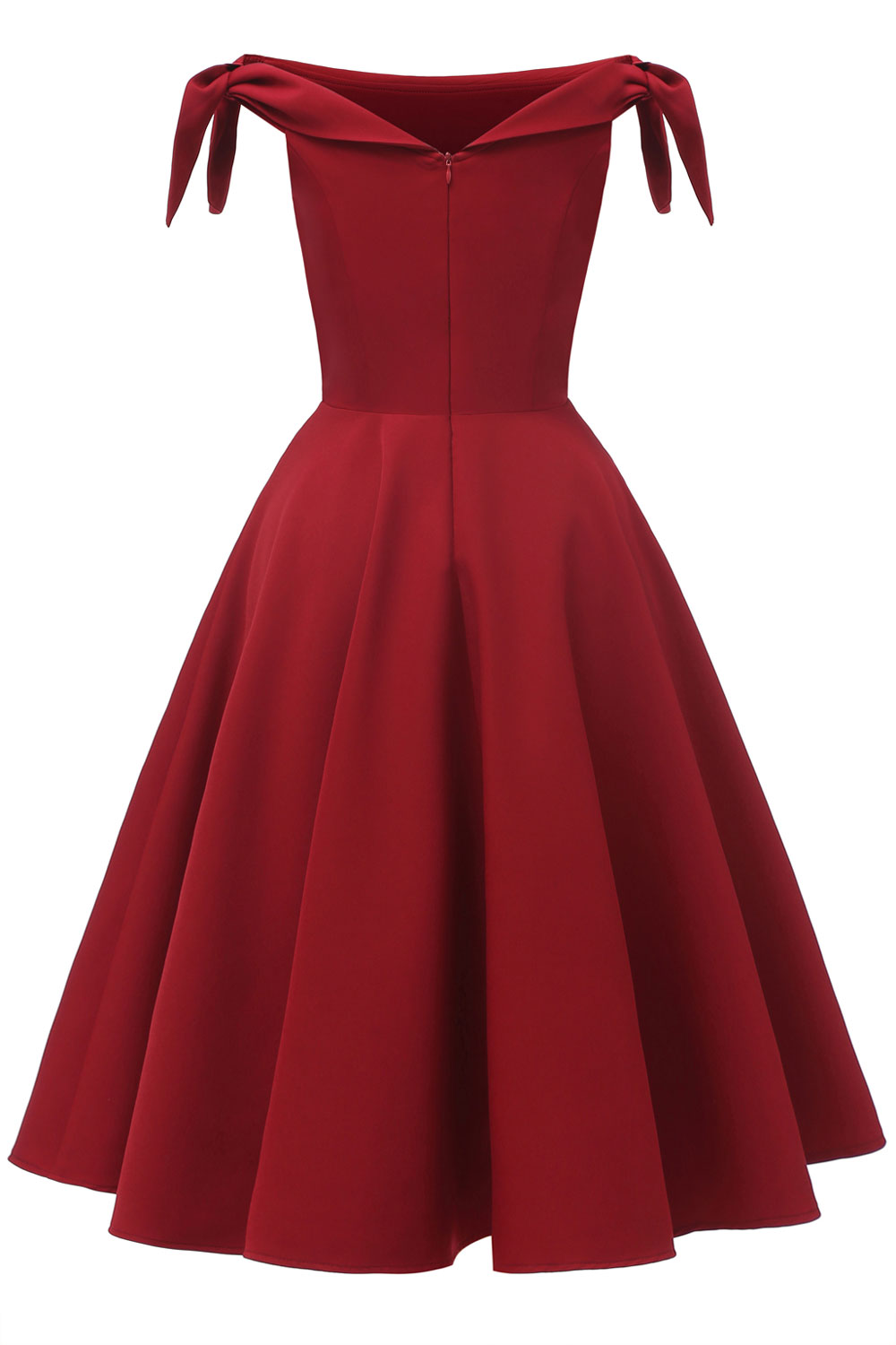 A-line Bateau Neck Cap Sleeves Knee-length Satin Chiffon Cocktail Party Dress 6