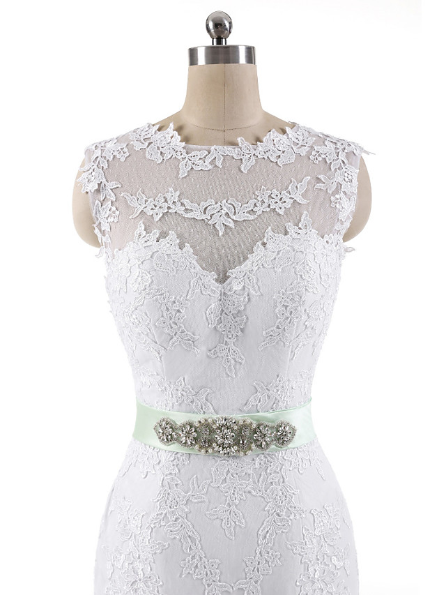 Mermaid Cap Sleeves Court Train Lace Bridal Gown With Lace 7