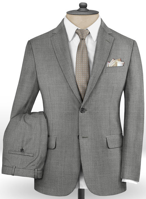Gray Slim Fit Men Suits 2