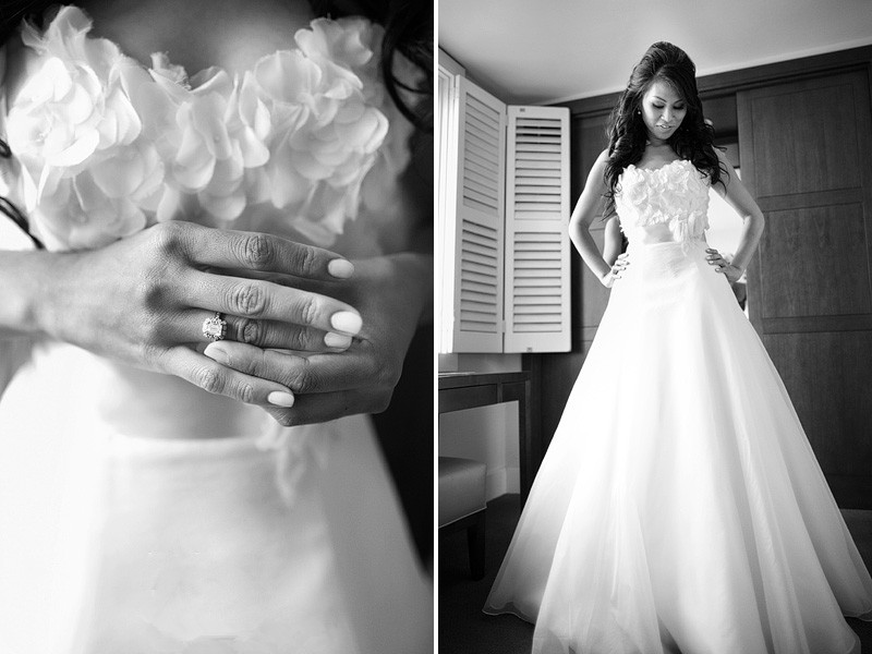A-line Sweetheart Neck Sleeveless Sweep / Brush Train Organza Wedding Gown With Flower(s) 2