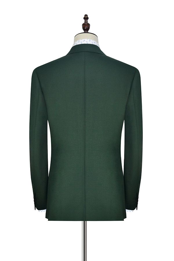 Dark Green Double Breasted Mens Suits for Formal 5