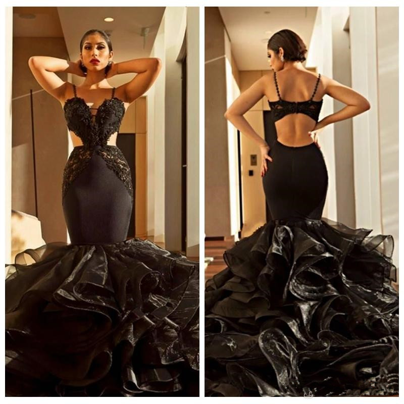 Mermaid Sweetheart Neck Sleeveless Floor-length Stretch Satin Evening Dress With Lace 2