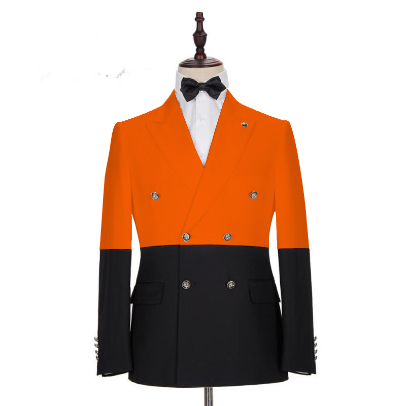 Slim Fit Peaked Lapel Prom Suit for Boys 2